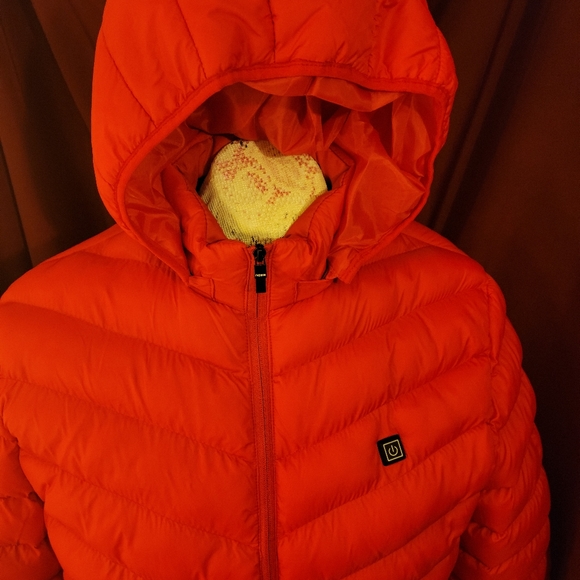 Heated Bright Red Jacket - Picture 2 of 8